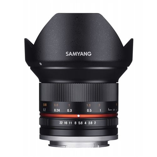 Objectif Hybride Samyang 12 mm f/2 NCS CS Noir pour Fujifilm X