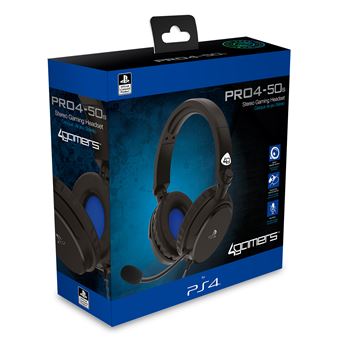 Casque Gaming filaire pour PS4 Stealth PRO4 50S Noir