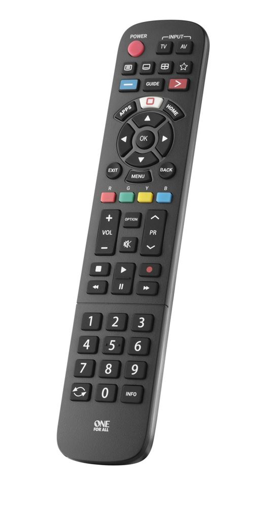 Télécommande pour TV Panasonic One for All URC4914 Noir - Télécommande