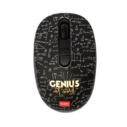 Souris sans fil avec récepteur USB Legami Genius Noir