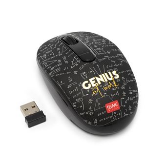 Souris sans fil avec récepteur USB Legami Genius Noir