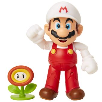 NINTENDO: MARIO AVEC FIRE FLOWER - FIGUR [10 CM]