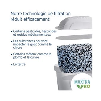 Distributeur d’eau Brita Flow avec 1 cartouche Maxtra Pro 1051126 Bleu