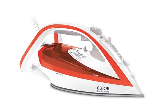 Fer à repasser Calor TurboPro FV5607C0 2600 W Orange et Blanc