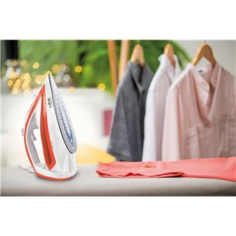 Fer à repasser Calor TurboPro FV5607C0 2600 W Orange et Blanc