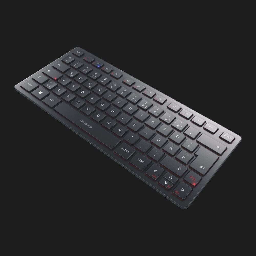 Clavier Azerty avec et sans fil Cherry KW 9200 MINI Bluetooth Noir