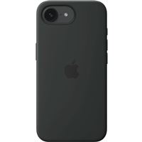 Coque en silicone Apple Noir pour iPhone 16e et 17e