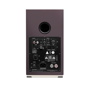 Enceinte connectée HIFI Triangle AIO Twin Aubergine Vendue à la paire