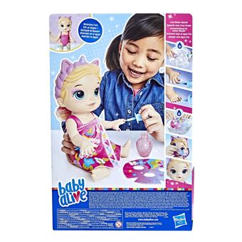 Poupon Hasbro Baby Alive Bébé beauté cheveux blonds Licorne