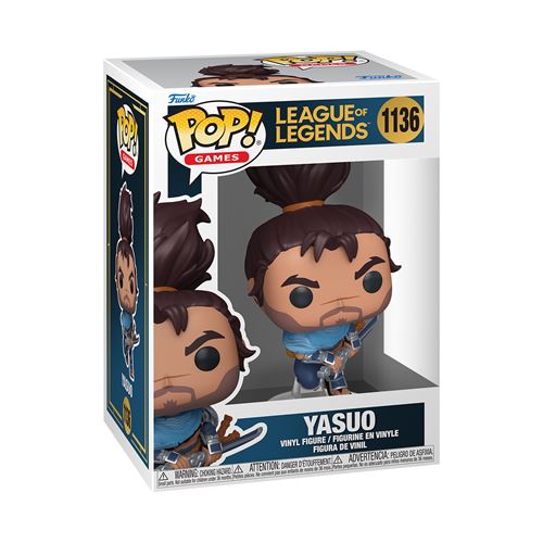 Funko Pop! Games: LoL Yasuo League of Legends Figurine en Vinyle à Collectionner Idée de Cadeau Produits Officiels Video Games Fans