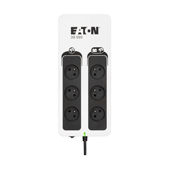 Multiprise Eaton 3S 550 Noir - Prise, multiprise et accessoires électriques