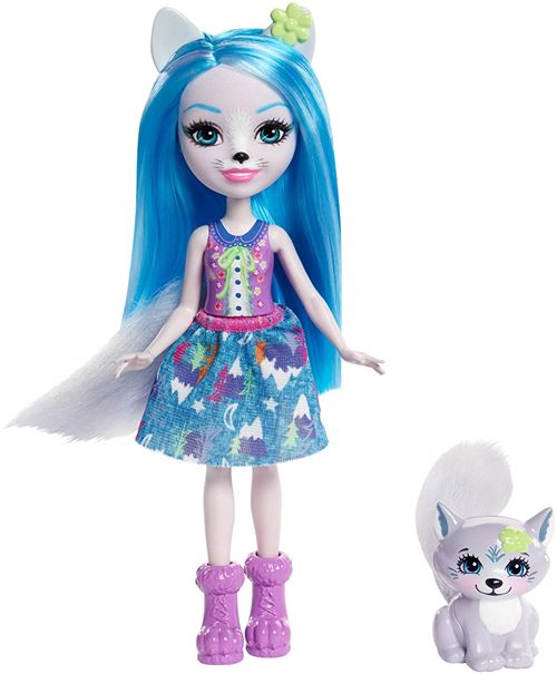 Poupée Enchantimals Winsley Loup et Trooper