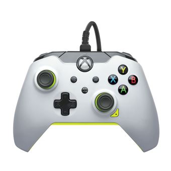 Manette filaire Pdp pour Xbox et PC Blanc électrique