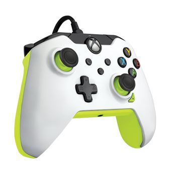 Manette filaire Pdp pour Xbox et PC Blanc électrique