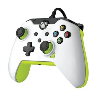 Manette filaire Pdp pour Xbox et PC Blanc électrique