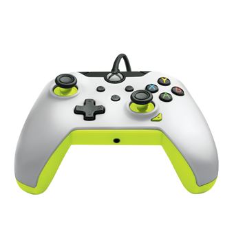 Manette filaire Pdp pour Xbox et PC Blanc électrique