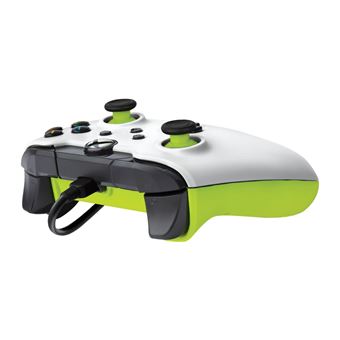 Manette filaire Pdp pour Xbox et PC Blanc électrique