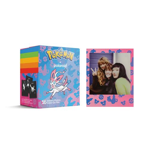 Double pack de 16 photos Polaroid Couleur Pokémon Nymphali Edition pour appareil photo Instantané Go