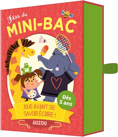 Boite de Jeu de cartes Auzou Jeu du mini-bac