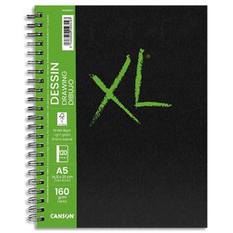 Carnet dessin Canson 60 feuilles XL Book Dessin Format A5 - 1