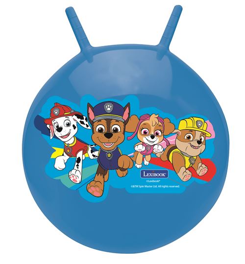 Jeu de plein air Lexibook Balle Sauteuse Gonflable Pat’ Patrouille 45 cm Bleu