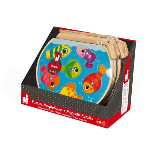 Puzzle En Bois 2 En 1 Janod Speedy Fish Puzzle Enfant Achat Prix Fnac