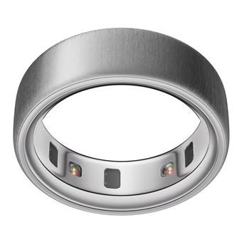 Bague connectée Oura Ring 4 Argent brossé Taille 6 - 1