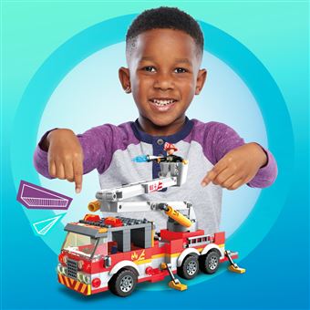 Jeu de construction Mega Bloks Camion de pompier