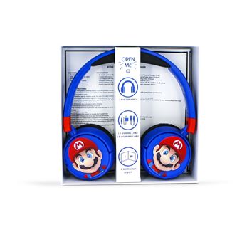 Jeu éducatif et électronique Otl Super Mario face Kids Wireless Headphones