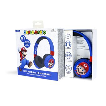 Jeu éducatif et électronique Otl Super Mario face Kids Wireless Headphones