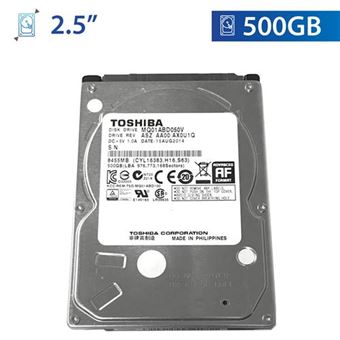 hersenen Regelmatig Op de een of andere manier Toshiba MQ01ABD050V 2.5' interne harde schijf 500 GB Refurbished Grijs -  Fnac.be - Interne harde schijf