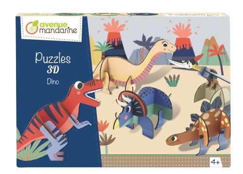 Puzzle Circus Avenue Mandarine Dinosaures