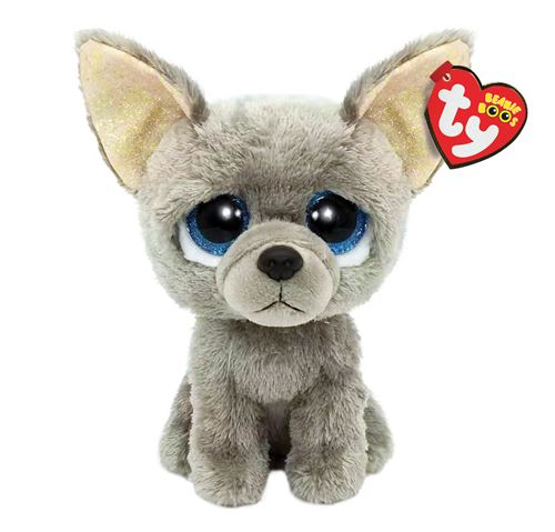 Peluche Ty Beanie Boo's Small Tbc Le Chien Gris