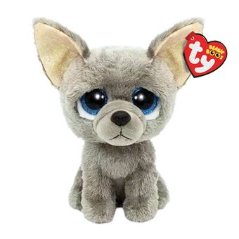 Peluche Ty Beanie Boo's Small Tbc Le Chien Gris