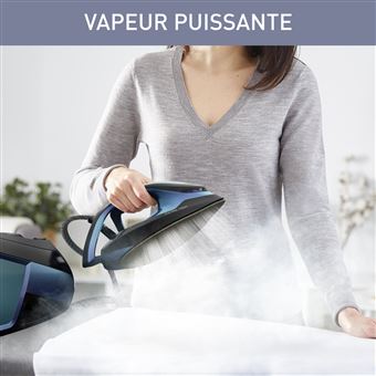 Centrale vapeur Calor Express Vision Reglage Automatique SV8151C0 2800 W Bleu boréal et Noir