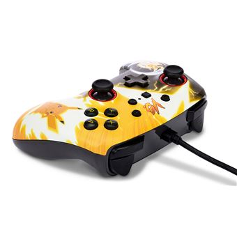 Manette filaire pour Nintendo Switch PowerA Pokémon Pikachu contre Meowth