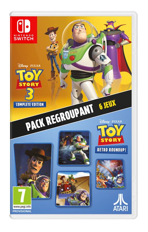 Toy Story : Retro Roundup ! + Toy Story 3 Complete Edition Double Pack Nintendo Switch