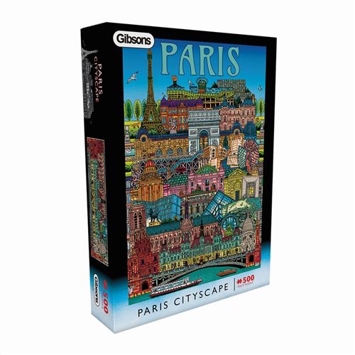 Puzzle 500 pièces Gibsons Paris Cityscape - Gibsons