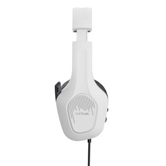 Casque gaming supra-auriculaire filaire Trust GXT 415PS Zirox pour PS5 et PS4 Blanc