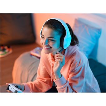 Casque gaming supra-auriculaire filaire Trust GXT 415PS Zirox pour PS5 et PS4 Blanc