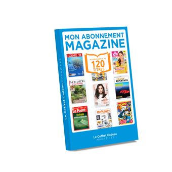 Coffret Cadeau Magazines Mon Abonnement Magazine Au Choix Parmi + De ...