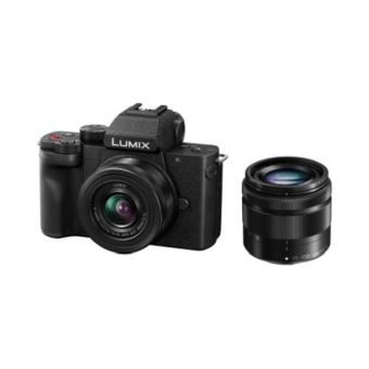 Appareil photo Hybride Panasonic Lumix G100 + Objectif G Vario 12-32 mm f/3.5-5.6 Asph. Mega O.I.S. + Objectif G 35-100 mm f/4-5.6 ASPH OIS Noir - 1