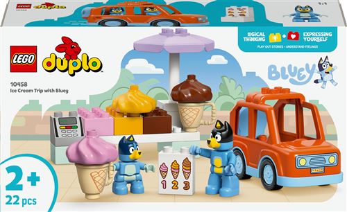 LEGO® DUPLO® Bluey 10458 Visite chez le marchand de glace avec Bluey