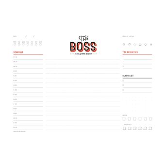 Tapis de souris en papier et Bloc notes Boss Legami Smart Notes