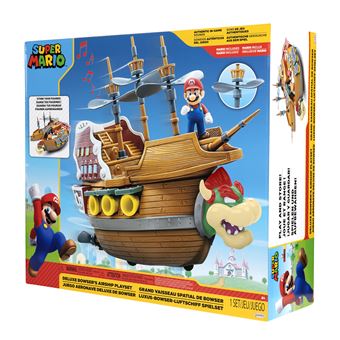 Playset Super Mario Jakks Pacific Bâteau de Bowser