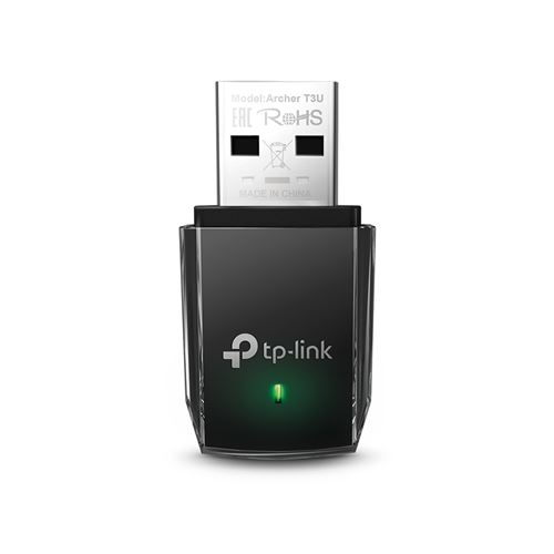 Mini Adaptateur USB Wifi Tp-Link AC1300 MU-MIMO Archer T3U Noir