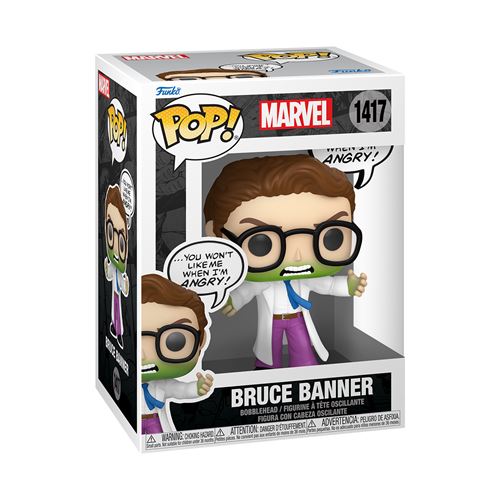 Funko Pop Marvel Bruce Banner - vue 2