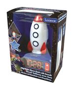 Jeu d'éveil Lexibook Réveil digital veilleuse lumineuse Space Fusée 3D