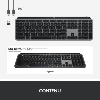 Clavier Sans Fil Logitech MX Keys Plus (Graphite) - MEGA PC