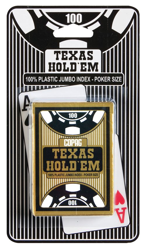 Cartes À Jouer Copag Gold Poker Plastic Jumbo 2 Index & Blister 10001541 0001 - vue 2